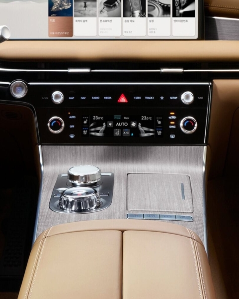 Hyundai G80, Орталық консоль