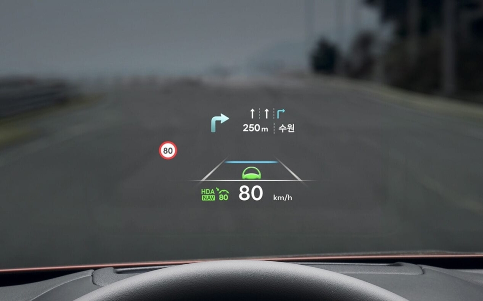 Hyundai G80, ПРОЕКЦИЯЛЫҚ ДИСПЛЕЙ